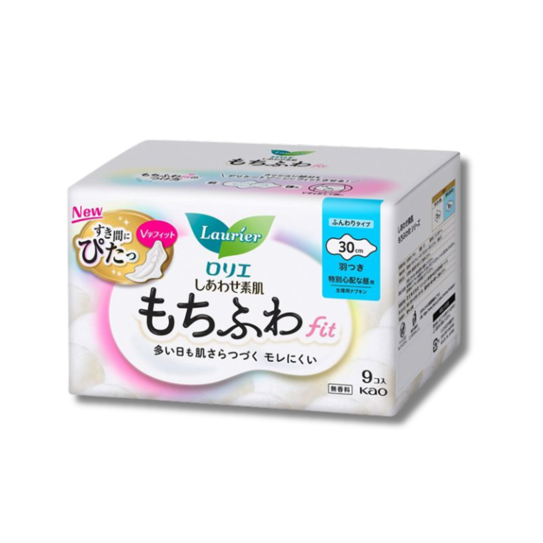 Laurier Happy Skin Mochifuwa Fit – Special Daytime Use Pads