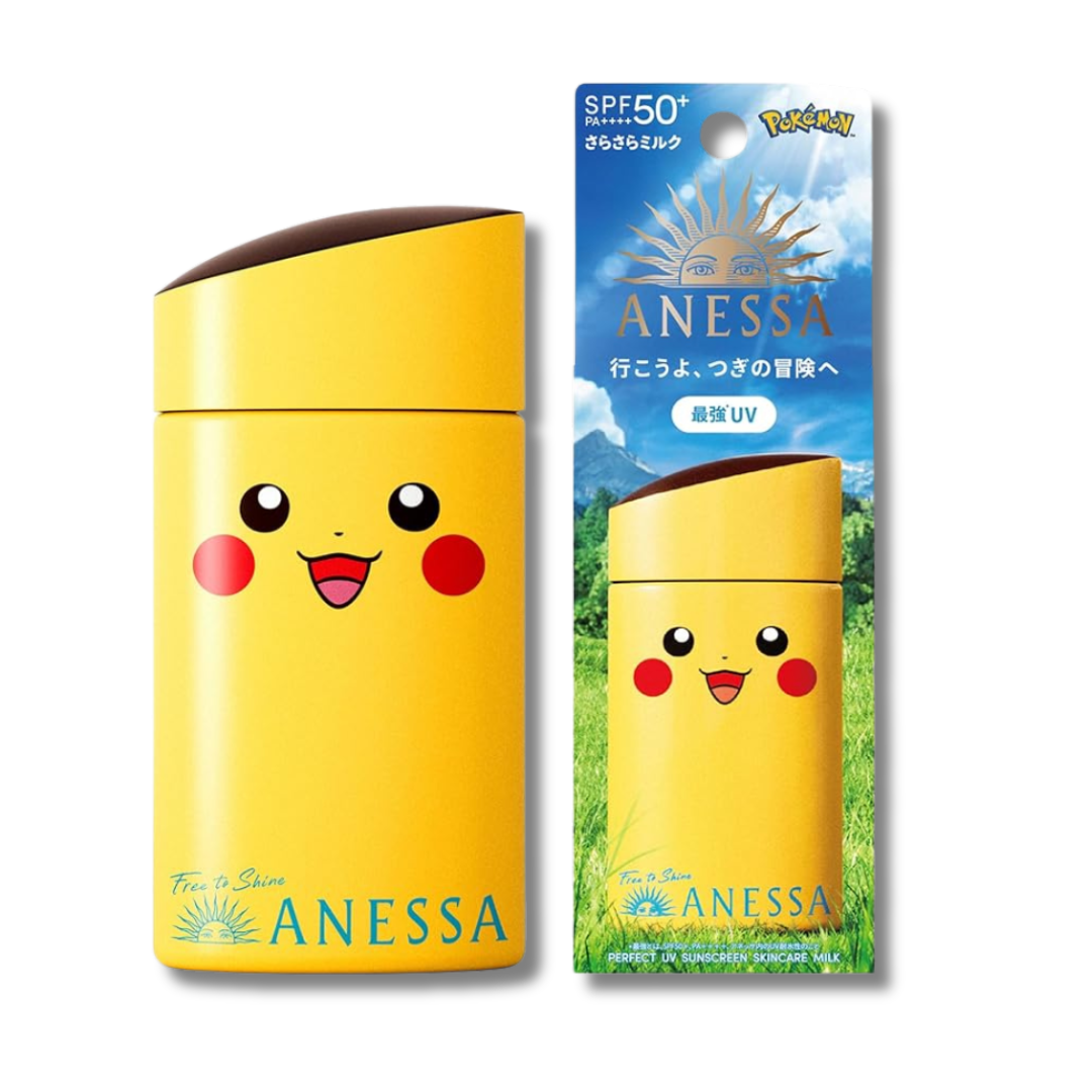 Anessa Perfect UV Skin Care Milk, NA "Pokemon Collaboration Limited Package" (Pikachu)