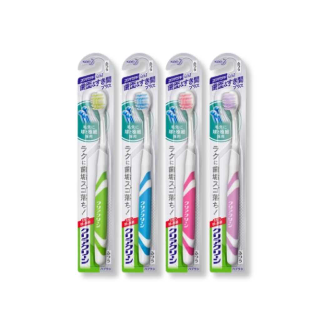 Kao Clear Clean Tooth Surface & Gap Plus Toothbrush, Compact