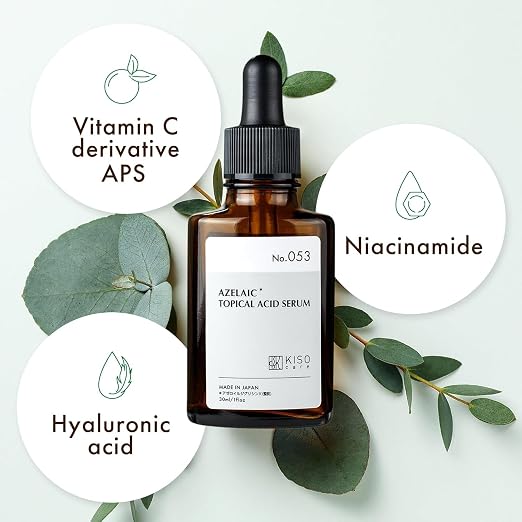 Kisocare Azelaic Acid Derivative Beauty Serum 15% — Balancing Serum with Niacinamide & Vitamin C (30ml)