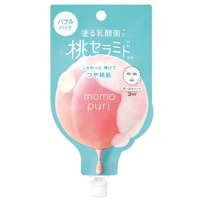 MOMOPURI Peach Fresh Bubble Rinse Mask