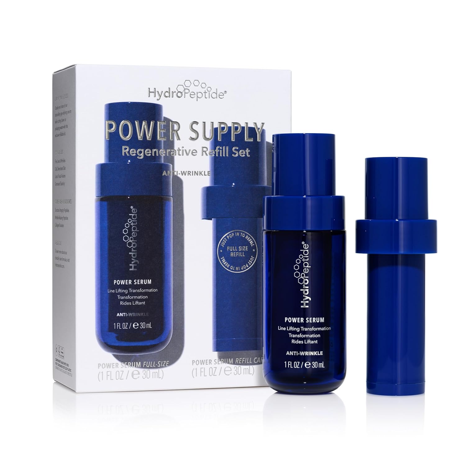 HYDROPEPTIDE set, sustainable, power serum