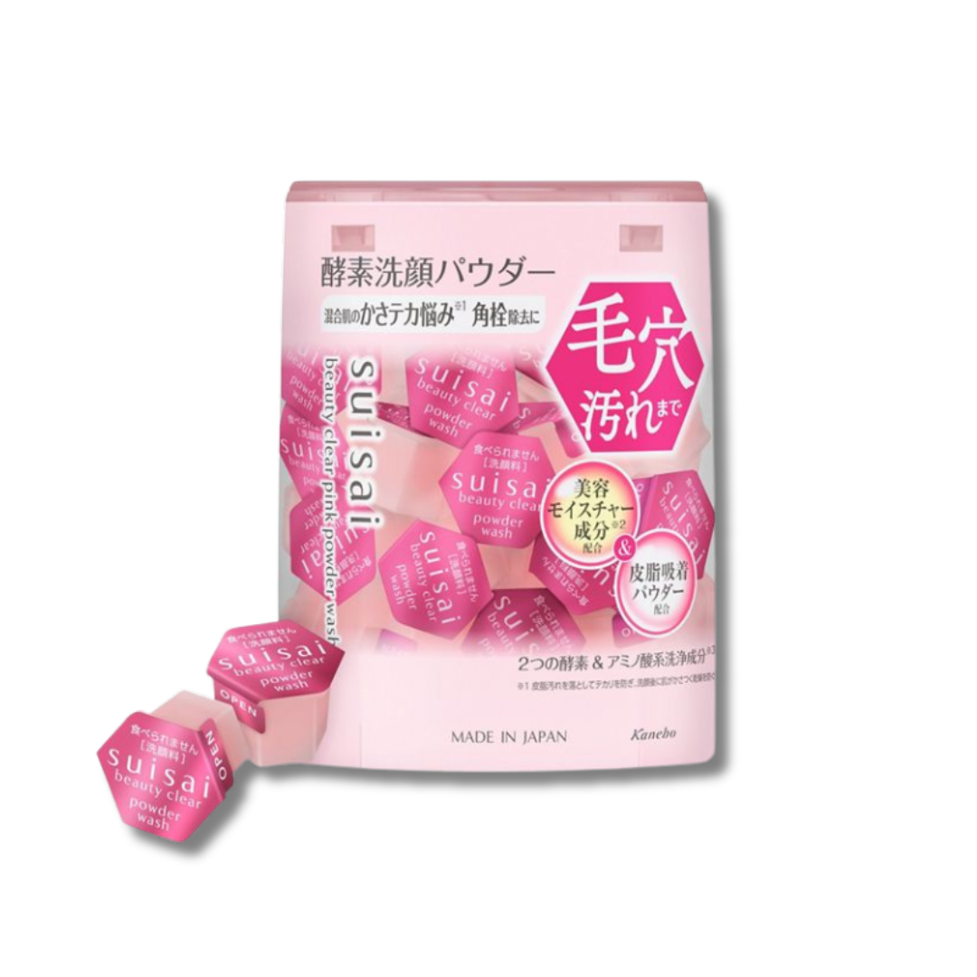 Suisai Beauty Clear Pink Powder Wash | Combination Skin