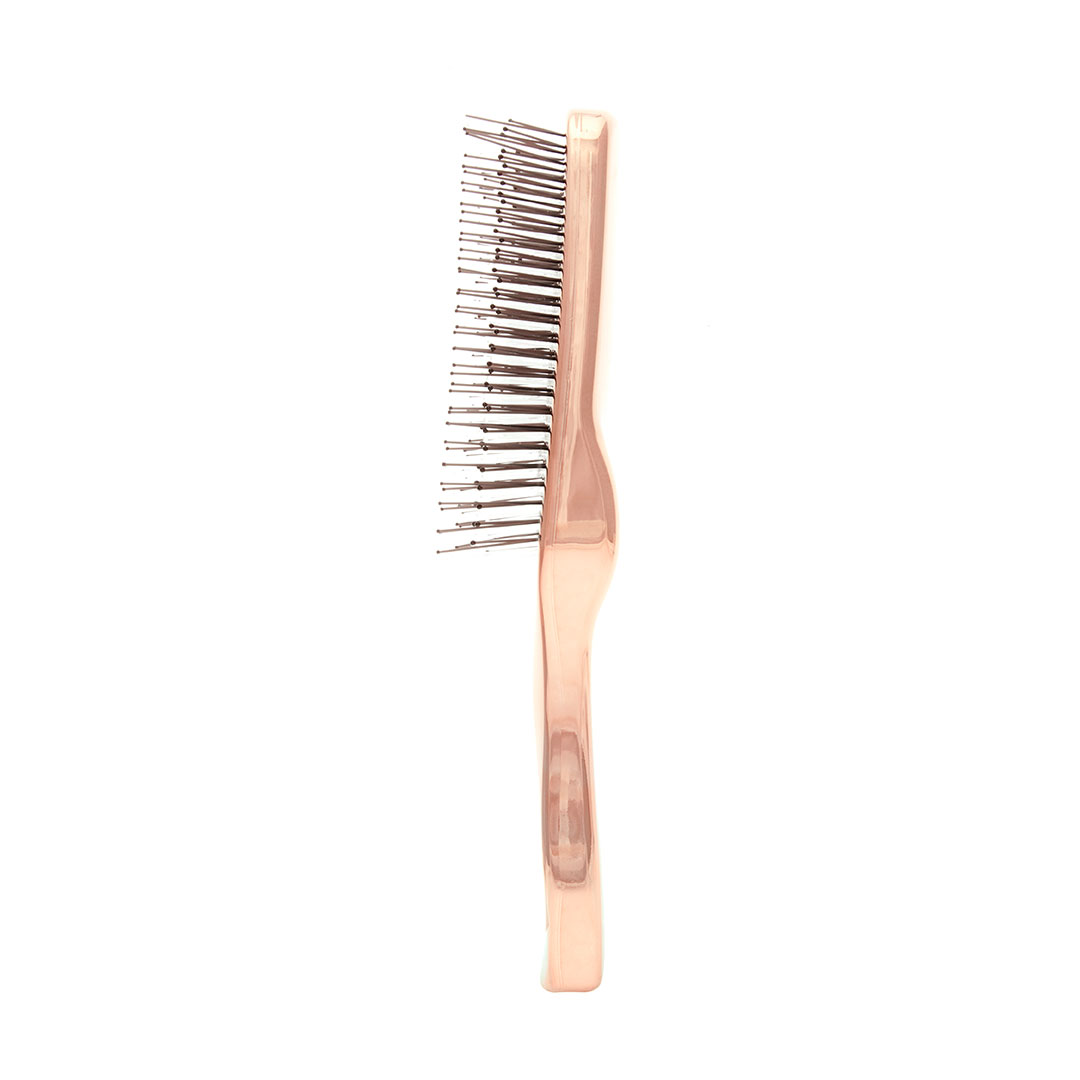 S Heart S Scalp Brush World Model Long Pink Gold