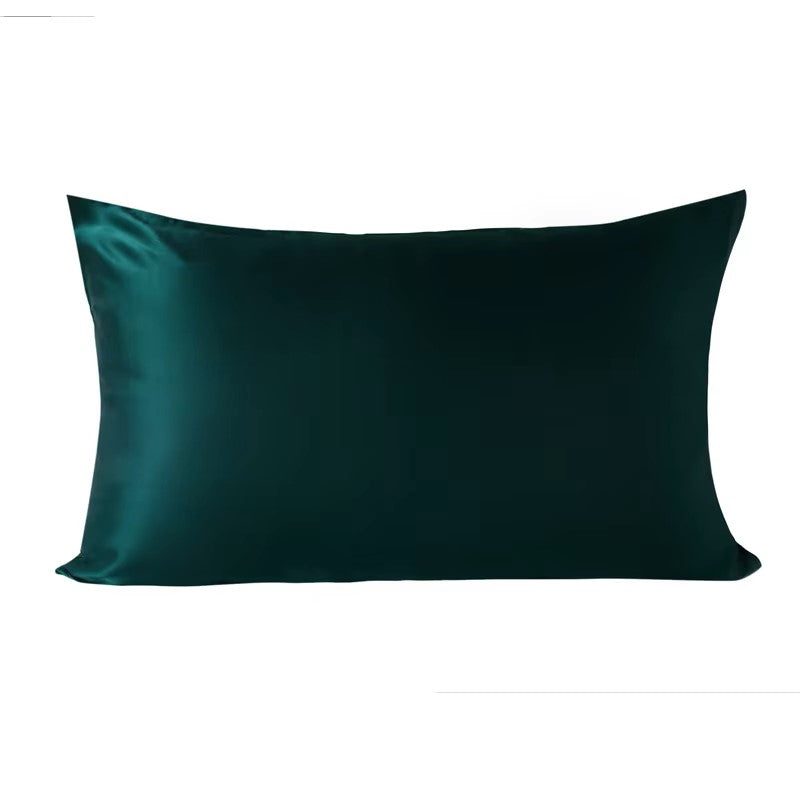 Pure Silk Pillowcase -Forest Green