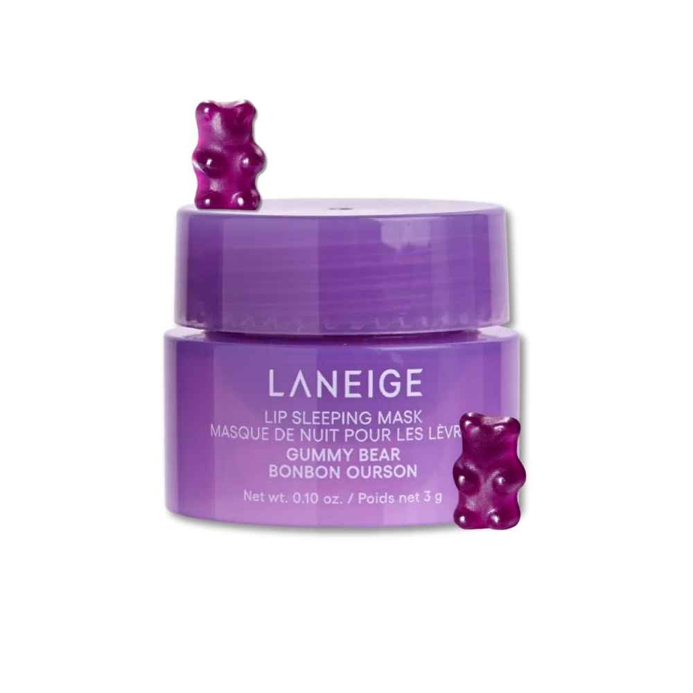Laneige Lip Sleeping Mask Gummy Bear Mini 3g — Korean overnight lip treatment with Berry Fruit Complex and shea butter