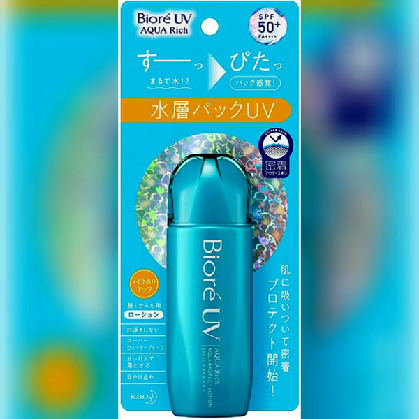 Biore UV Aqua Rich Aqua Protect Lotion Water Layer Pack UV SPF50 + PA ++++
